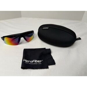 Rawlings RY2001 Sport Sunglasses Black Mirrored Shield